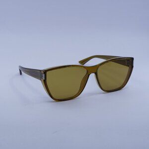 Saint Laurent SL 758 004 Sunglasses Ochra Cat Eye Frame, Nicotine Lenses